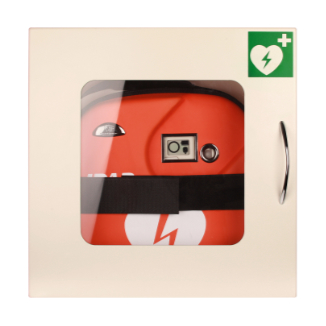 Defibrillator ResQ-Care AED Zubehör Wandschrank, weiß